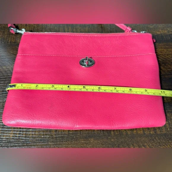 COACH Polly Pebbled Leather Crossbody Bag - Picture 9 of 11